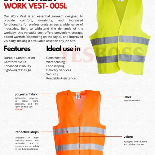 Safety Vest 005l-60gsm