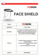 Face Shield with Bracket