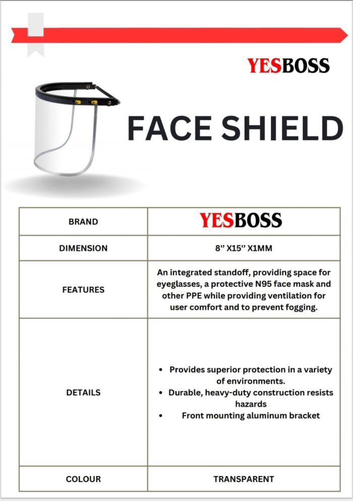 Face Shield with Bracket - Image 2