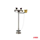 EYE WASH FLOOR MOUNTED SHOWER SS