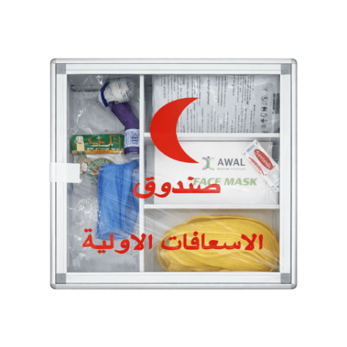 First Aid Kit Glass Box