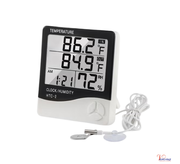 Verona Digital Thermometer & Hygrometer (Model HTC-2)