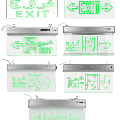 LED Emergency Exit Sign Acrylic Board