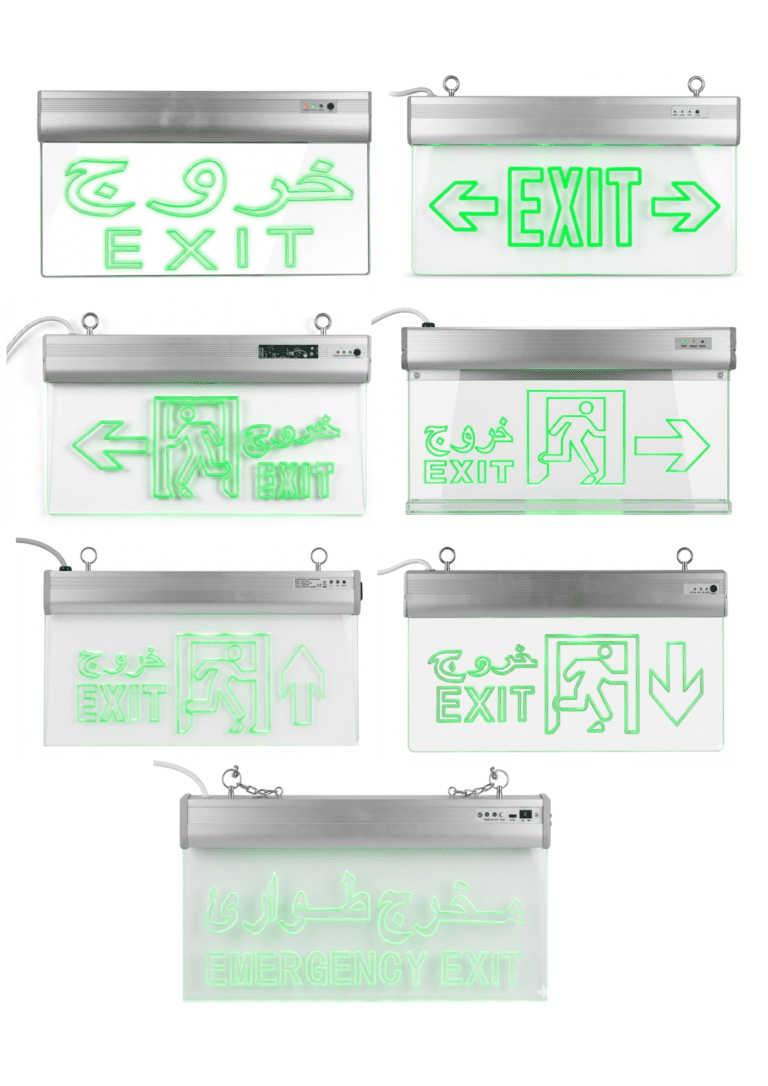 Led Emergency Sign Cover LED Emergency Exit Sign Acrylic Board - Kaku World