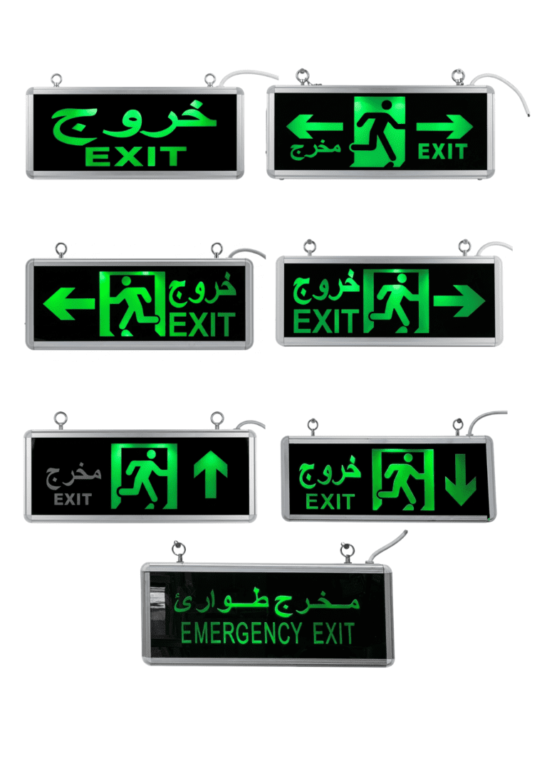 LED Emergency Exit Sign Glass Board - Kaku World